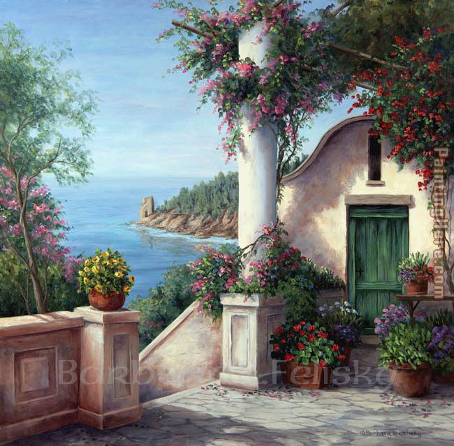 Dreaming Of Capri painting - Barbara Felisky Dreaming Of Capri art painting
